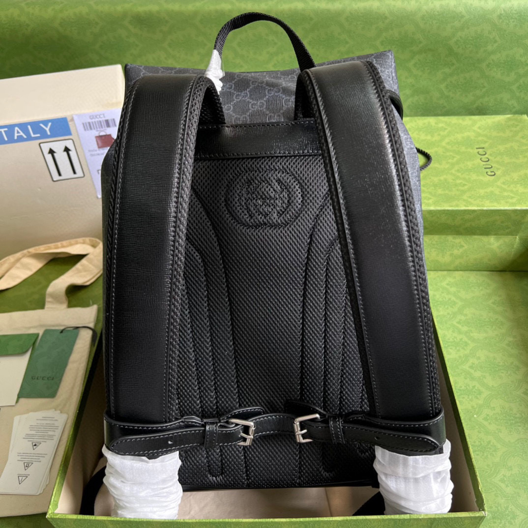 G*u*i medium backpack with interlocking g