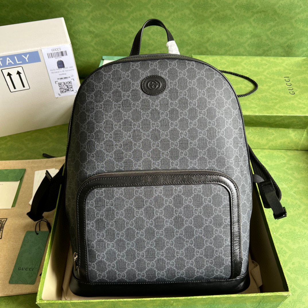G*u*i backpack with interlocking g