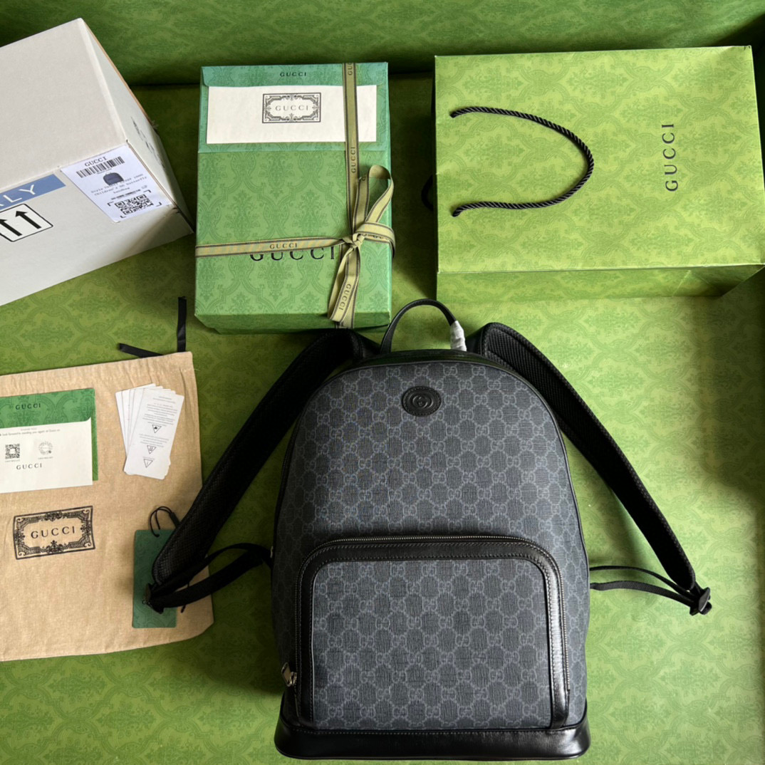 G*u*i backpack with interlocking g