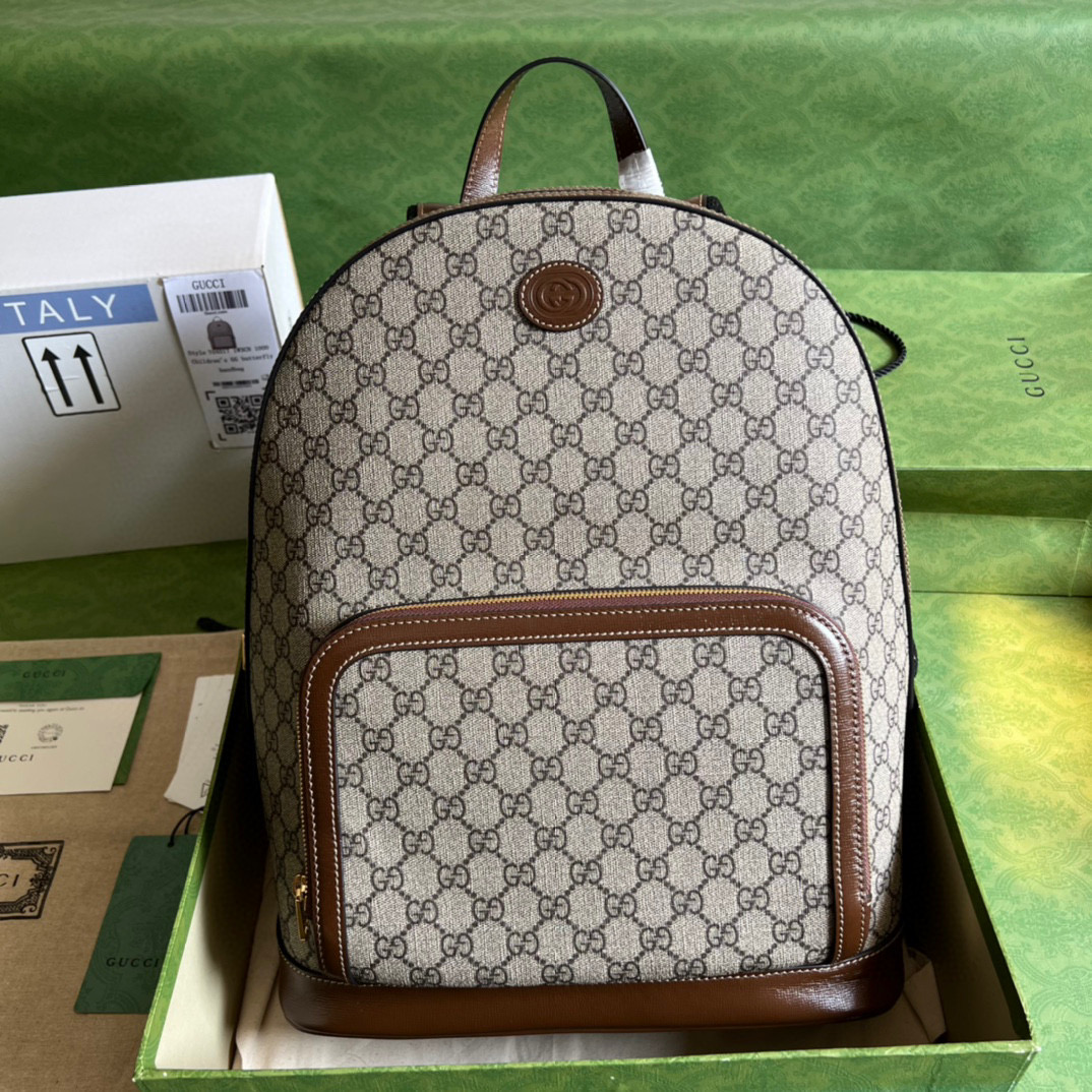 G*u*i backpack with interlocking g