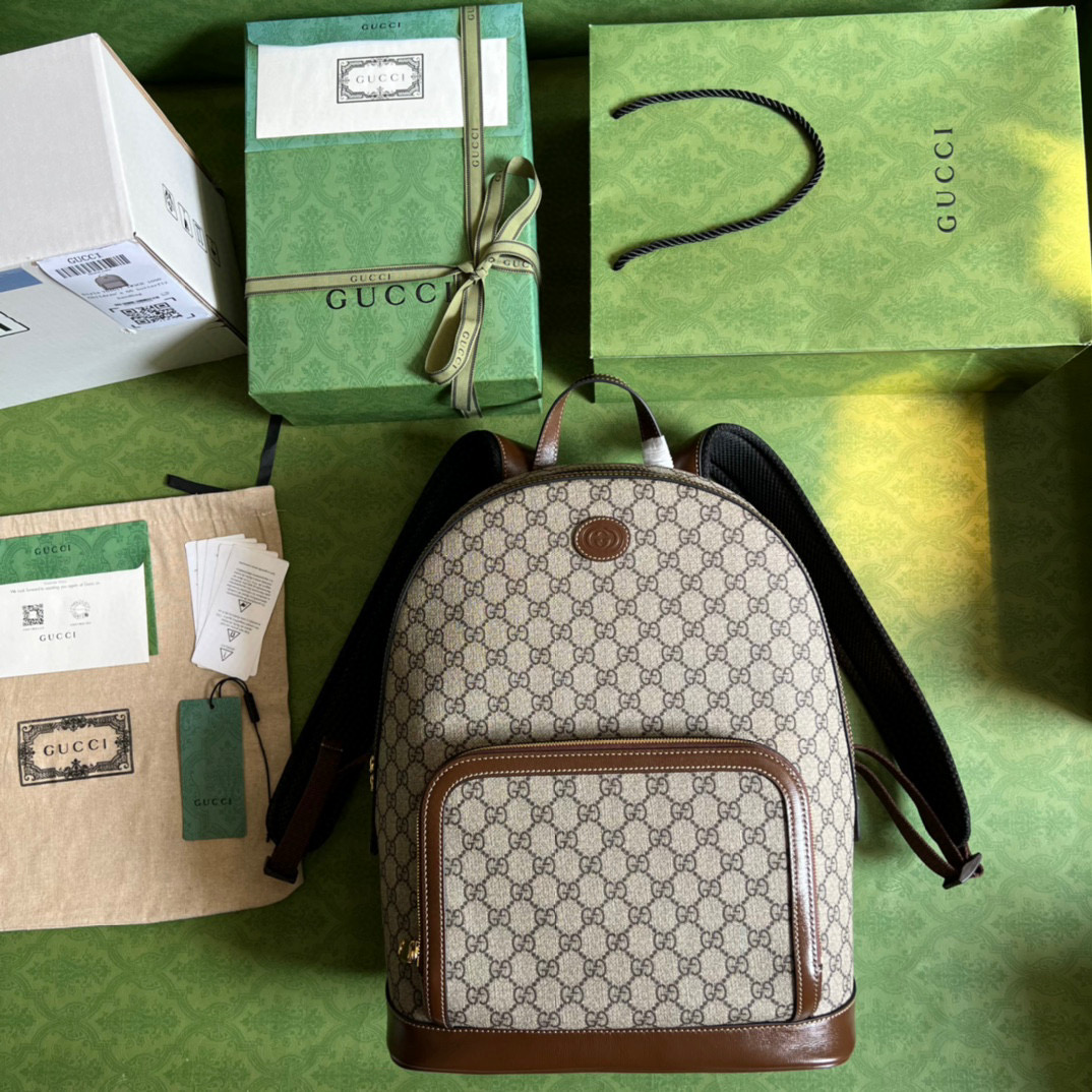 G*u*i backpack with interlocking g