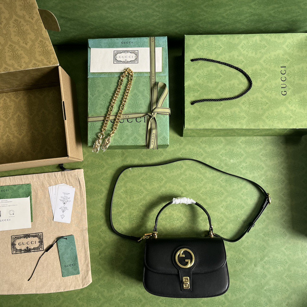 G*u*i blondie top-handle bag