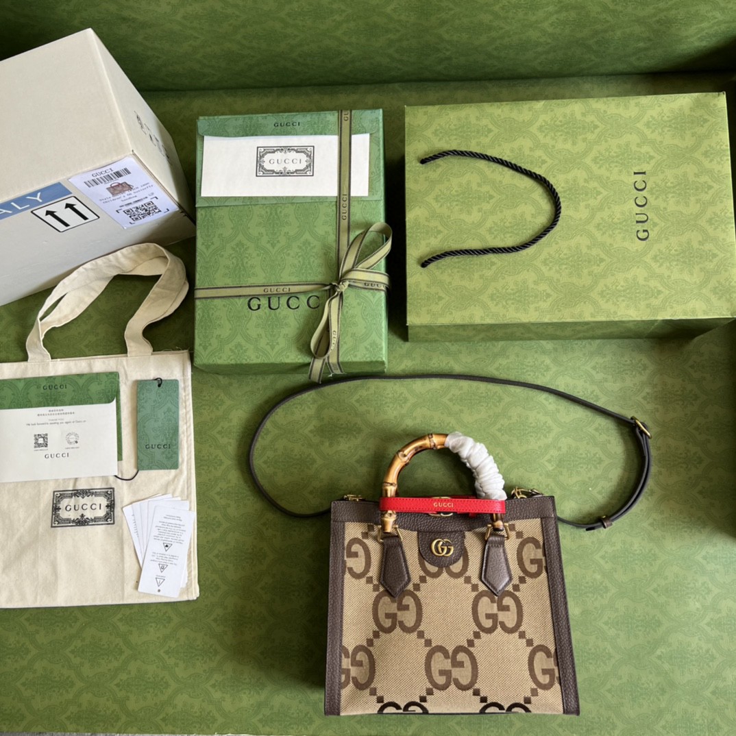 G*u*i diana jumbo gg small tote bag
