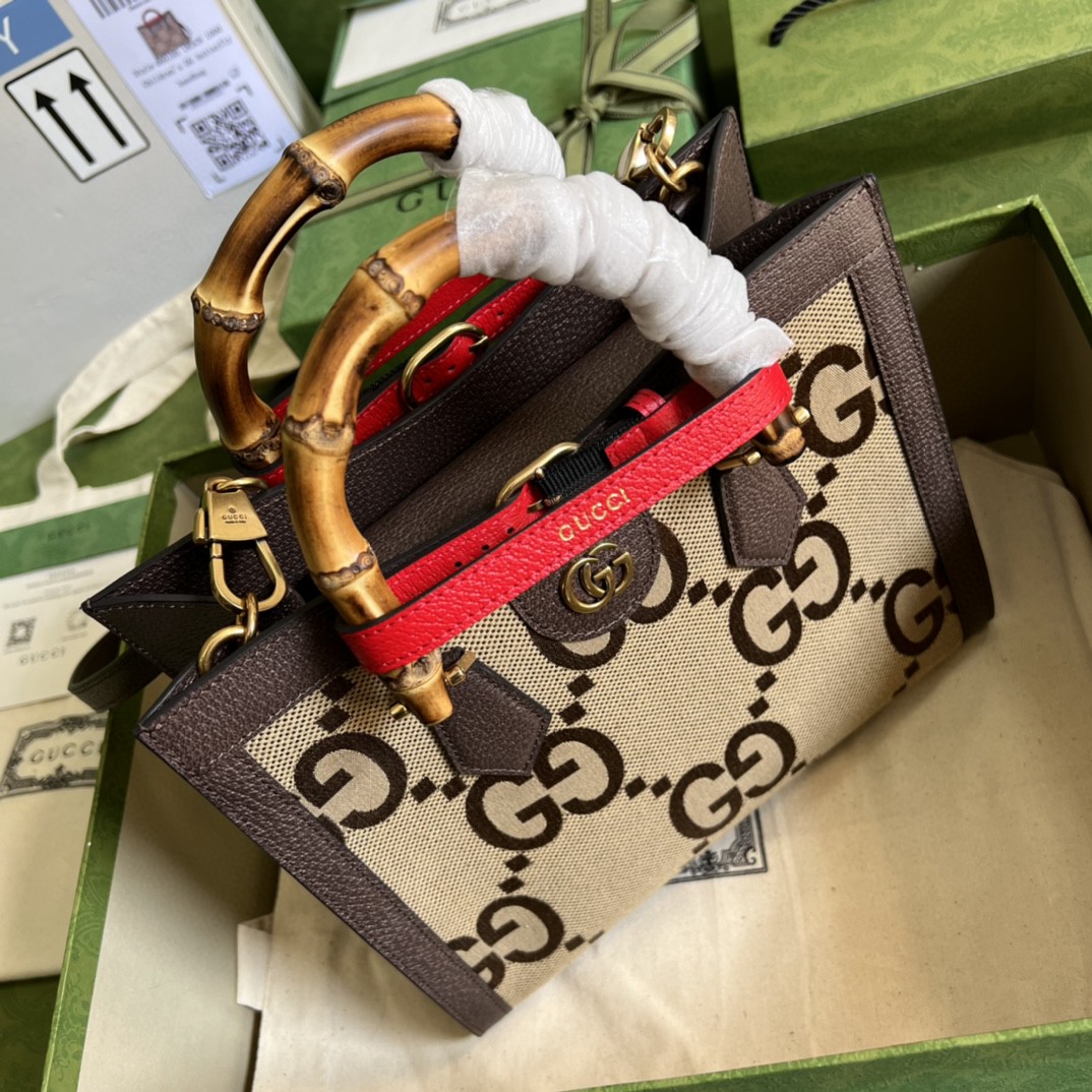 G*u*i diana jumbo gg small tote bag