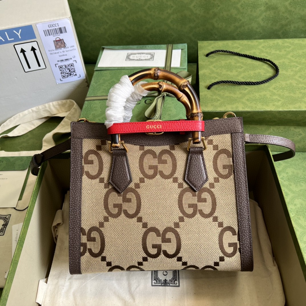 G*u*i diana jumbo gg small tote bag