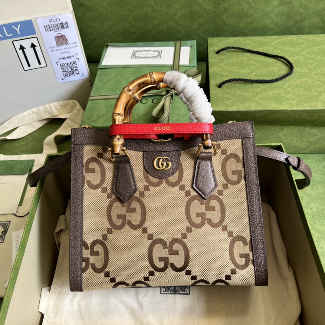 G*u*i diana jumbo gg small tote bag