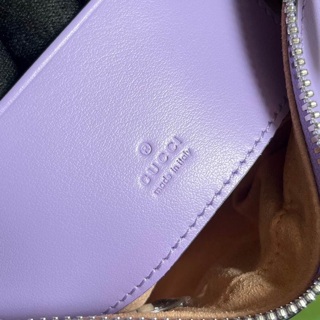 G*u*i marmont half-moon-shaped mini bag