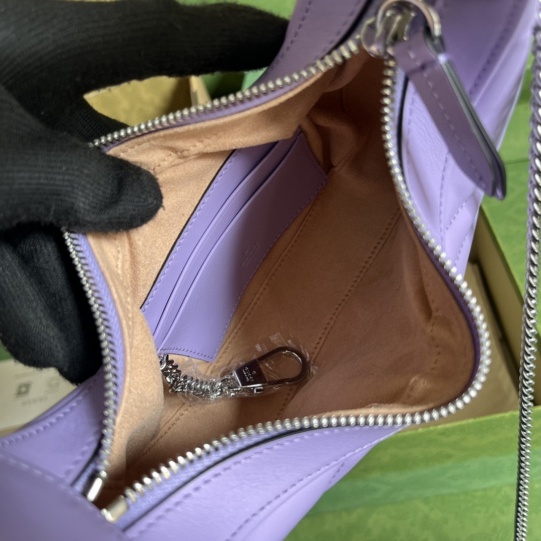 G*u*i marmont half-moon-shaped mini bag