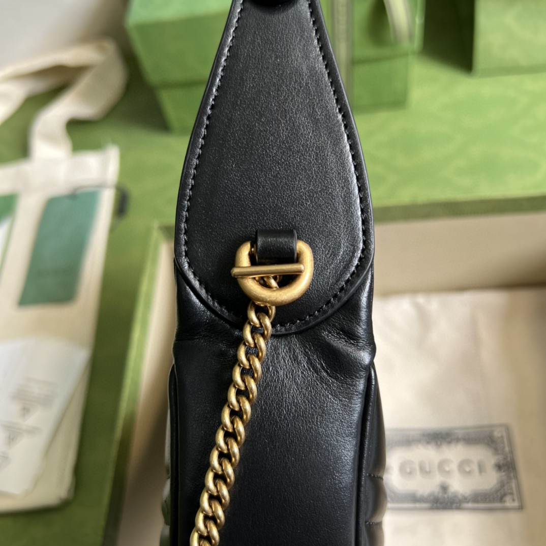 G*u*i marmont half-moon-shaped mini bag