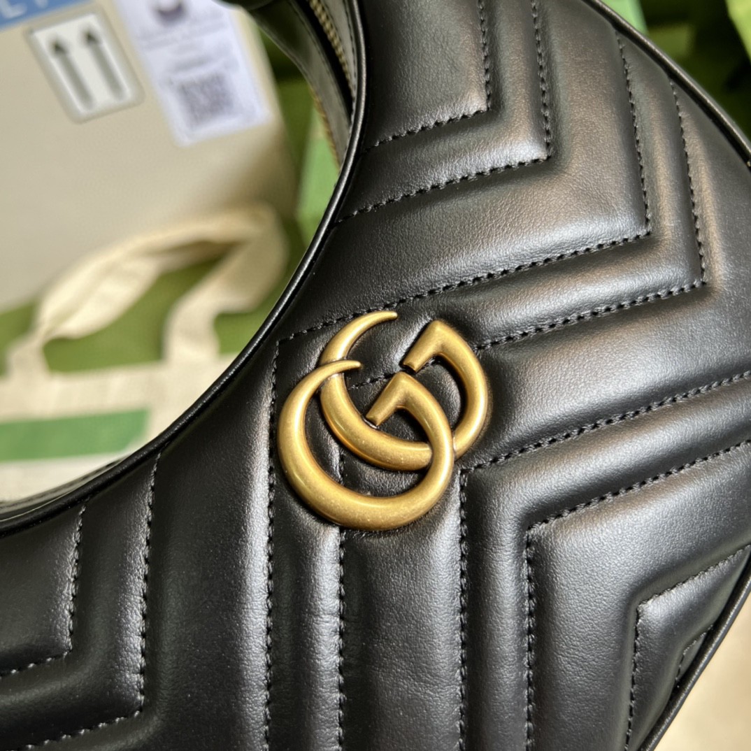 G*u*i marmont half-moon-shaped mini bag