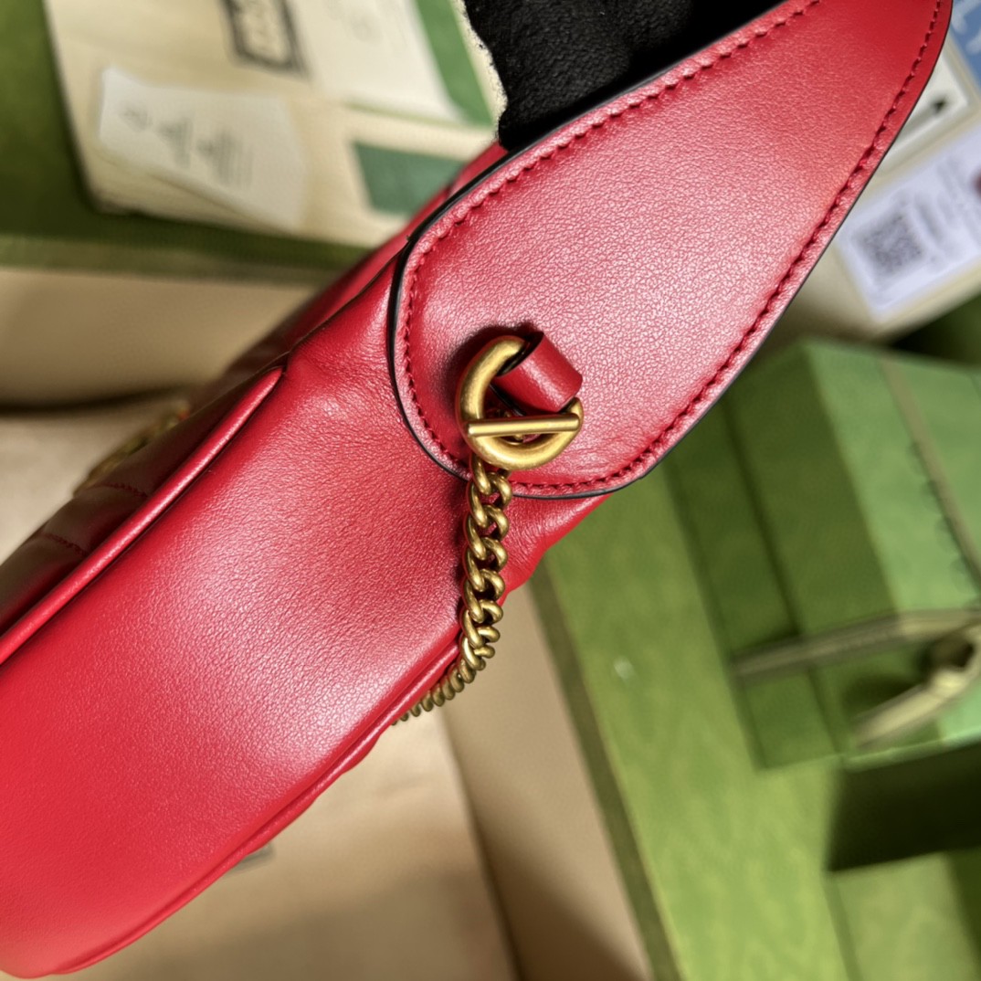G*u*i marmont half-moon-shaped mini bag