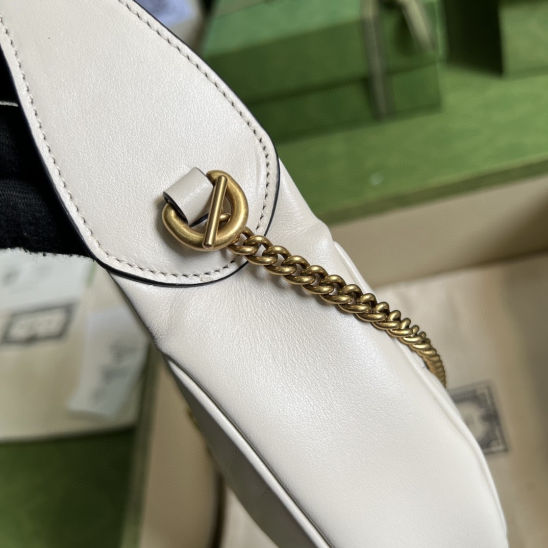 G*u*i marmont half-moon-shaped mini bag