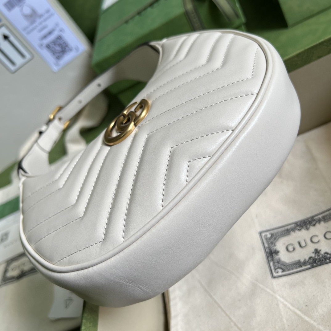 G*u*i marmont half-moon-shaped mini bag