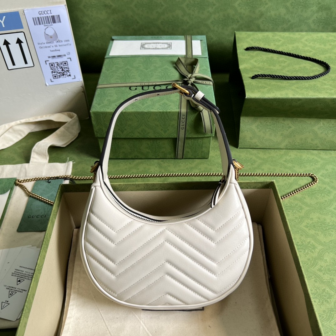 G*u*i marmont half-moon-shaped mini bag