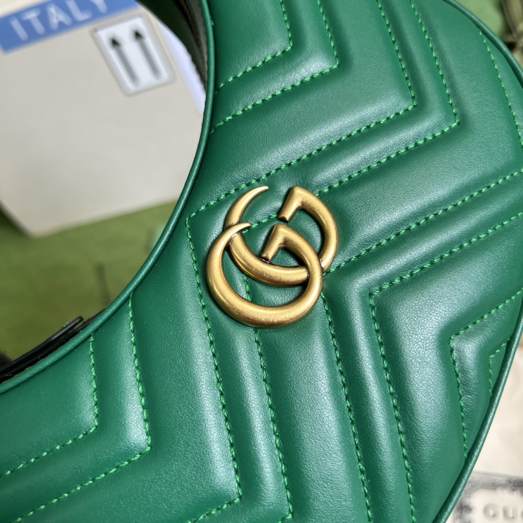 G*u*i marmont half-moon-shaped mini bag