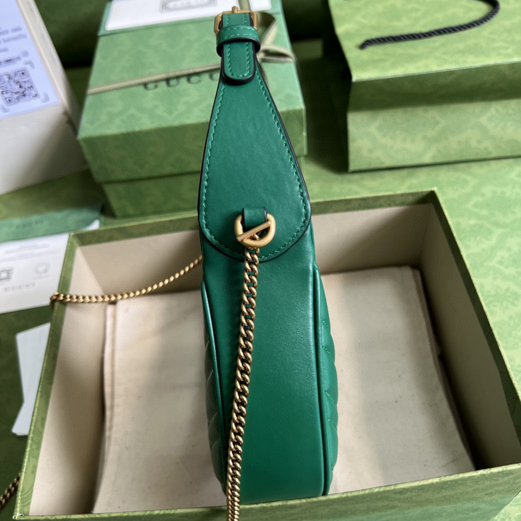 G*u*i marmont half-moon-shaped mini bag