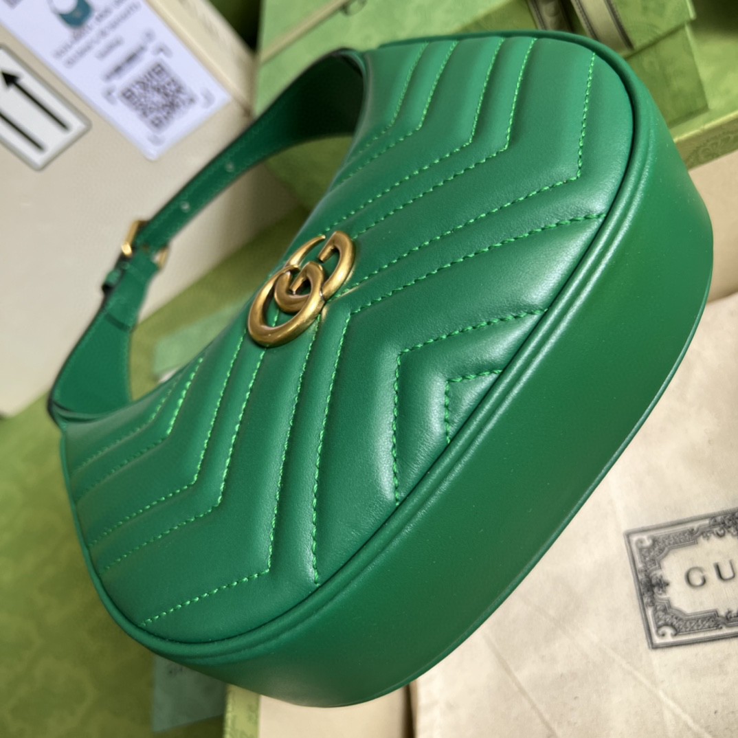 G*u*i marmont half-moon-shaped mini bag