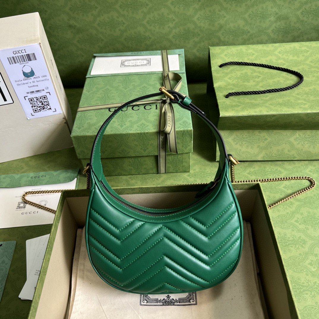 G*u*i marmont half-moon-shaped mini bag