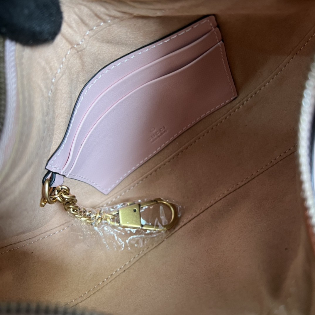 G*u*i marmont half-moon-shaped mini bag