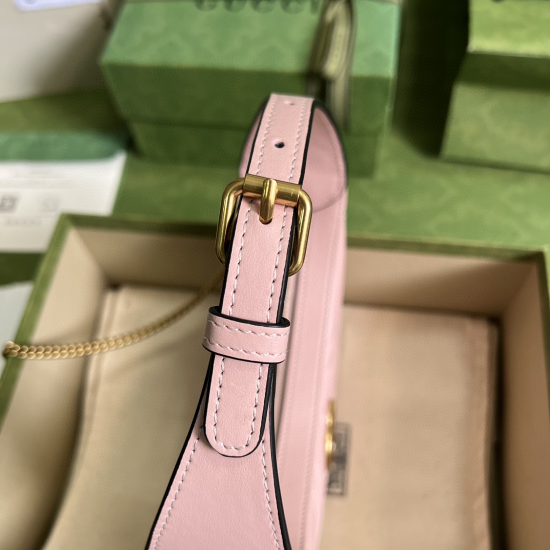 G*u*i marmont half-moon-shaped mini bag