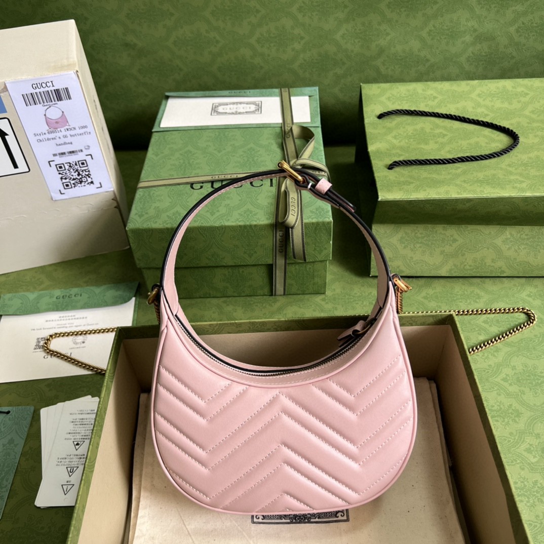 G*u*i marmont half-moon-shaped mini bag