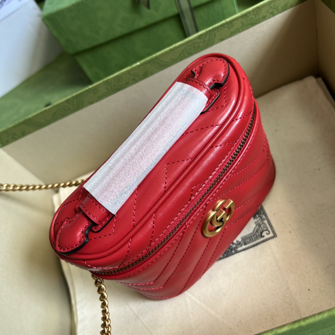 G*u*i marmont mini top handle bag