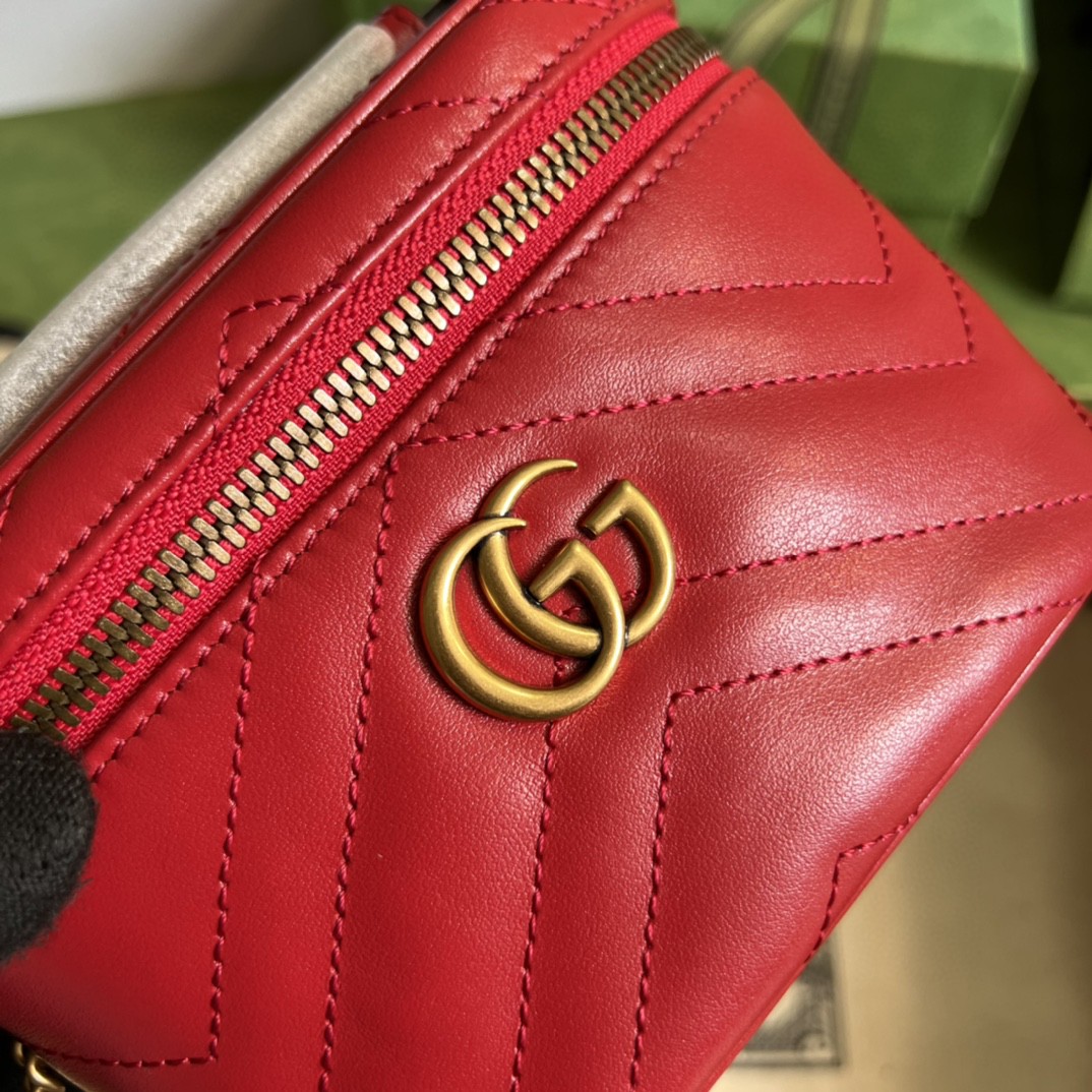 G*u*i marmont mini top handle bag