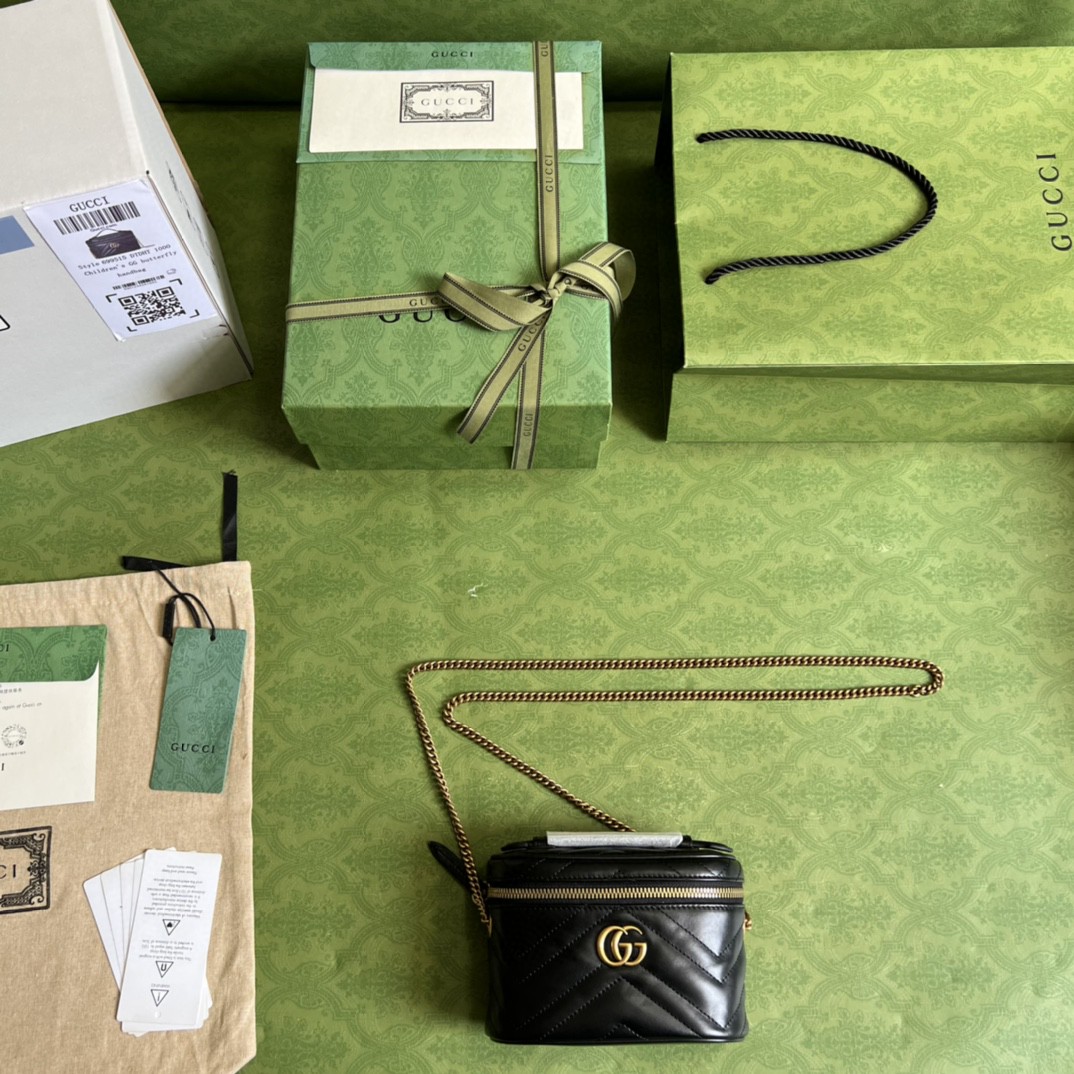 G*u*i marmont mini top handle bag
