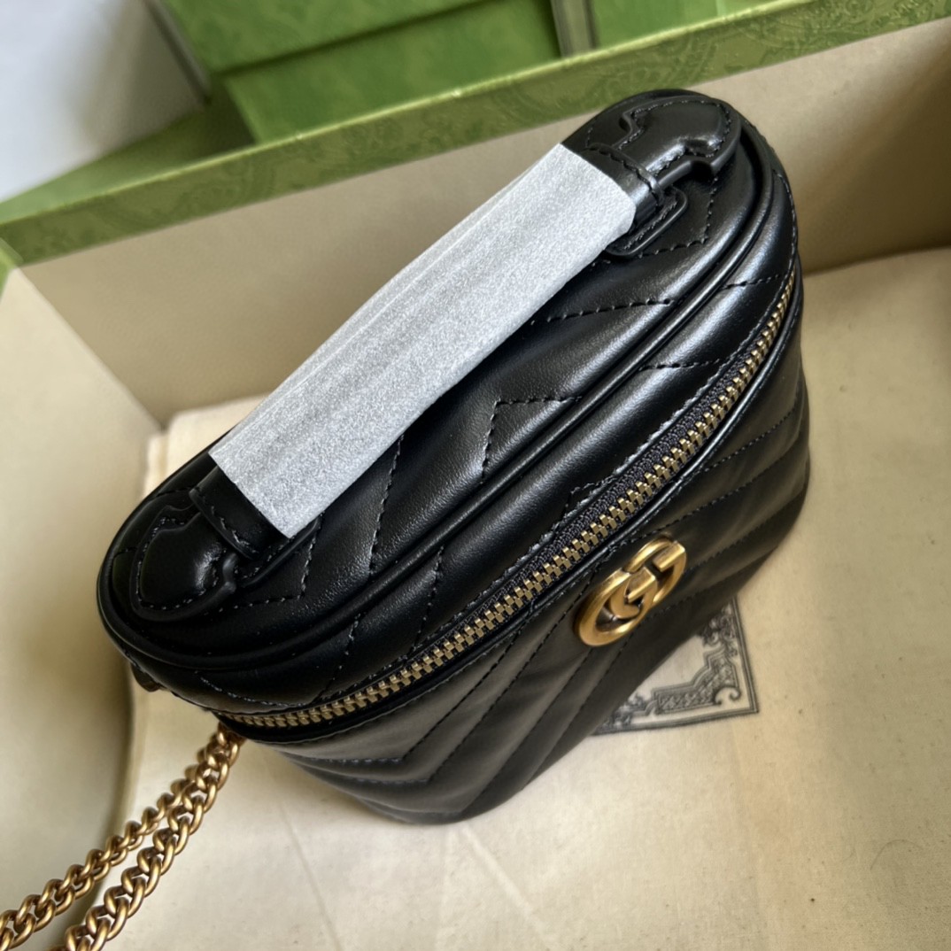 G*u*i marmont mini top handle bag