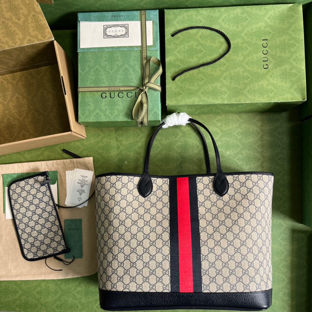 G*u*i ophidia large tote bag