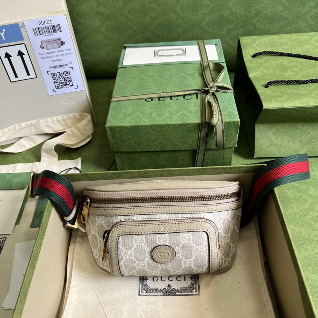 G*u*i belt bag with interlocking g