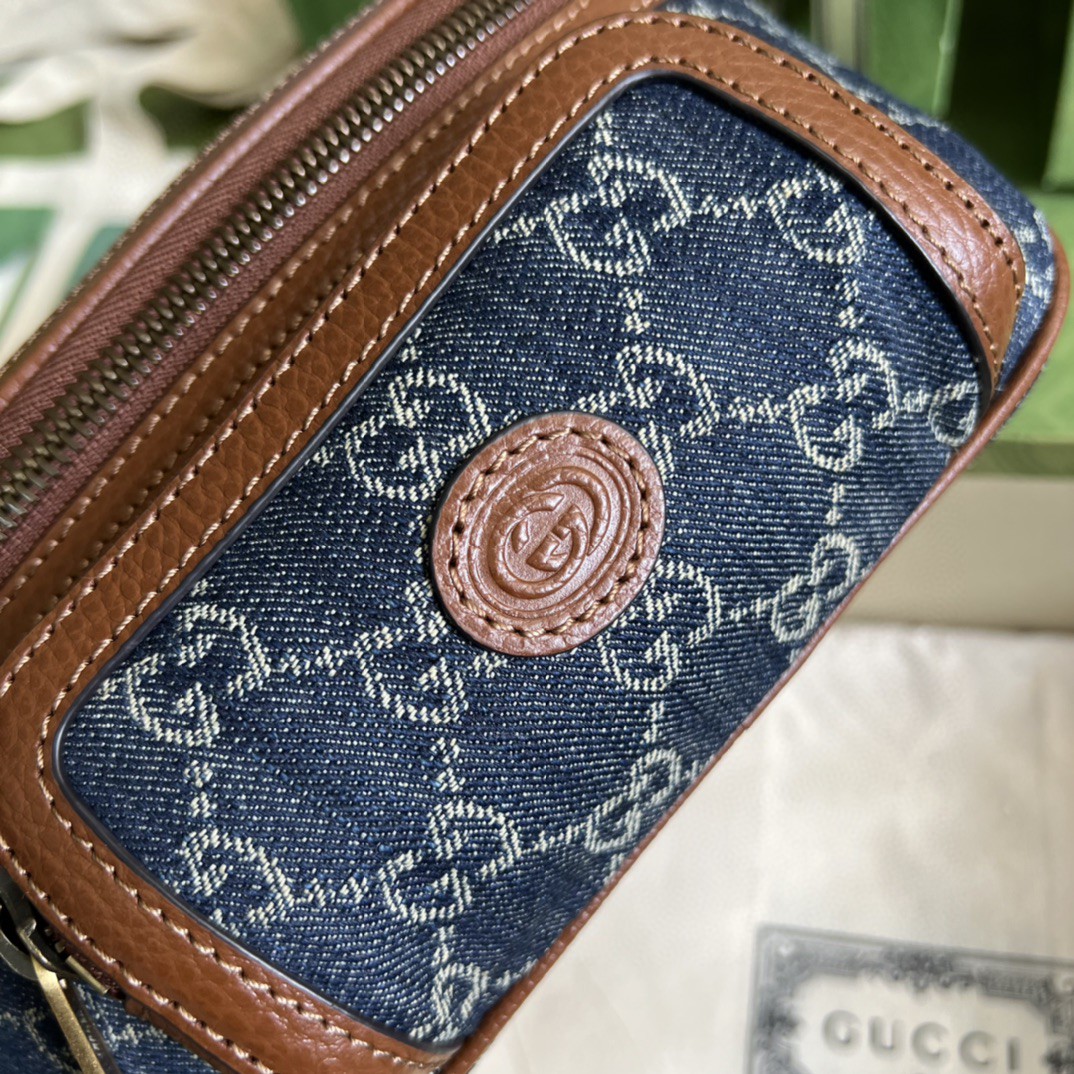 G*u*i belt bag with interlocking g