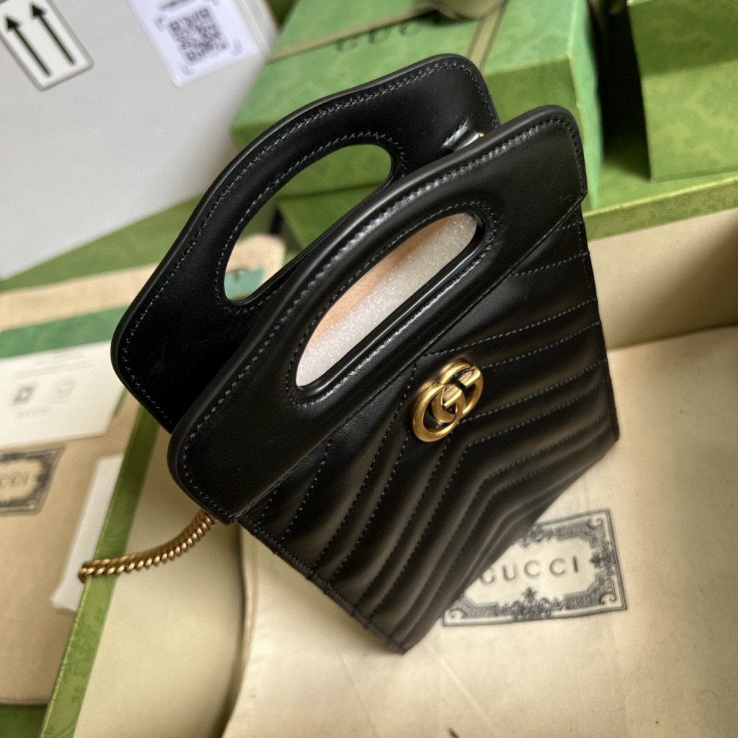 G*u*i gg marmont top handle mini bag