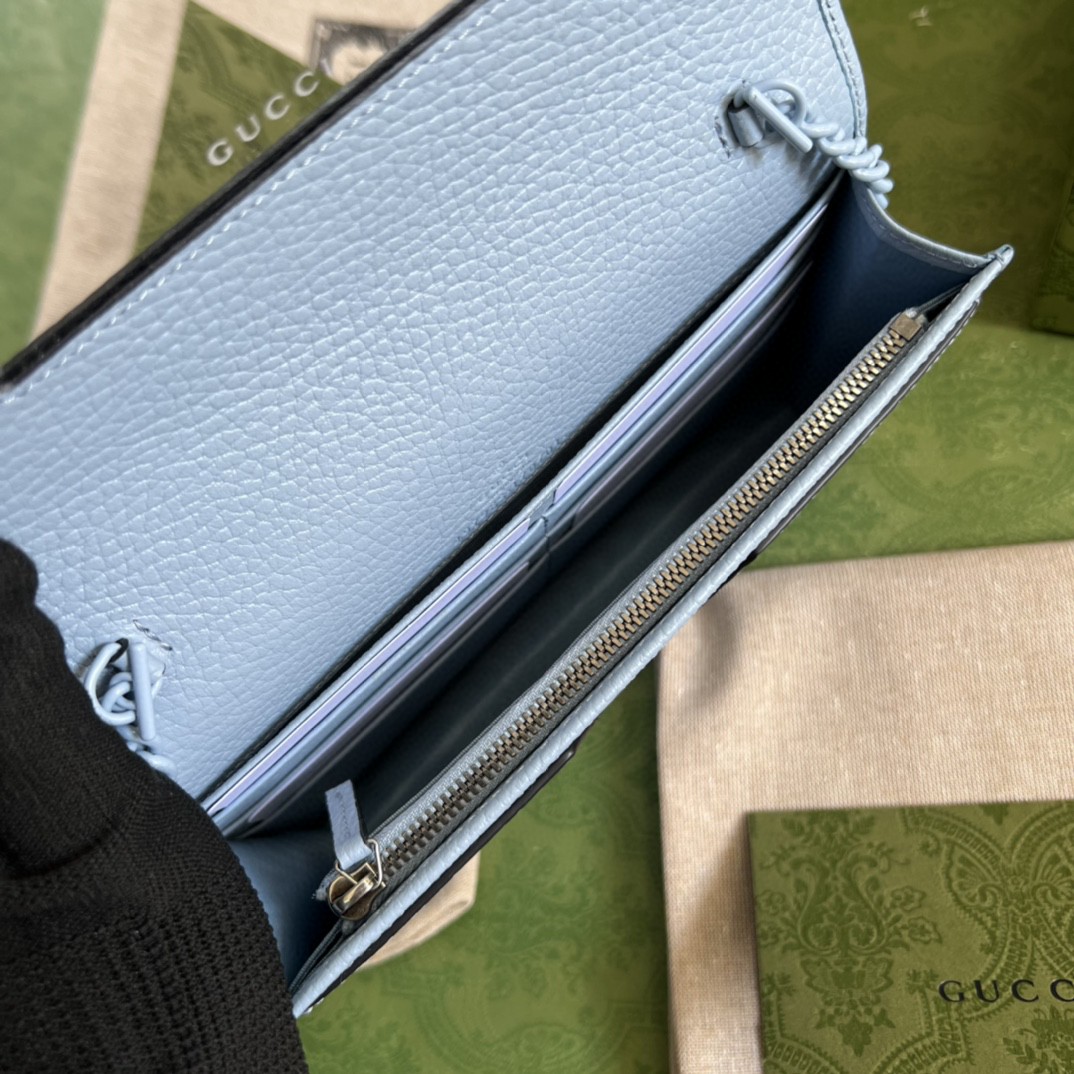 G*u*i gg marmont leather mini chain bag