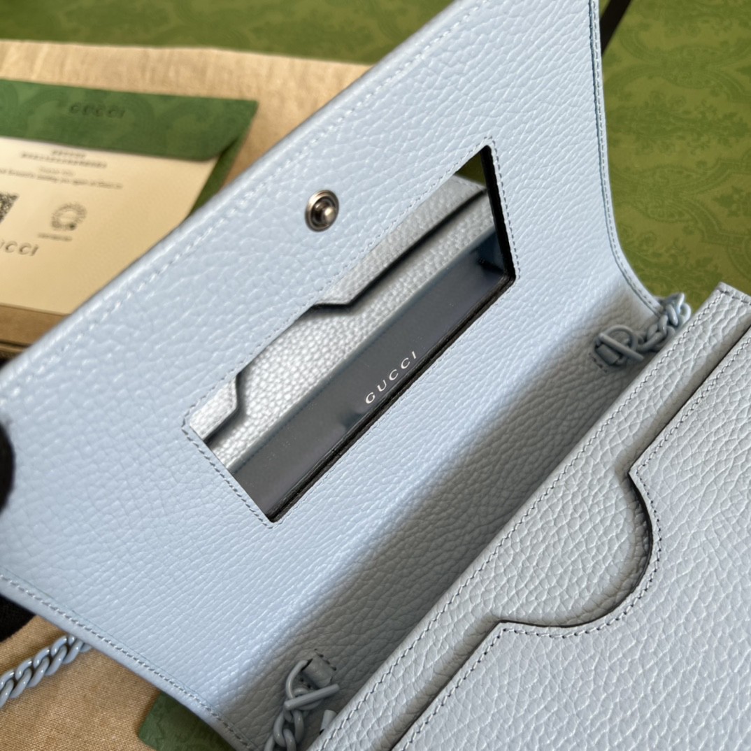 G*u*i gg marmont leather mini chain bag