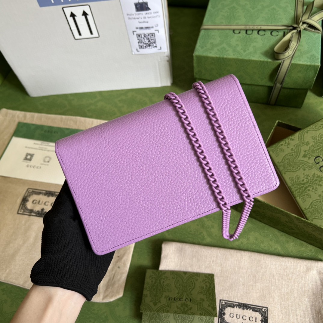 G*u*i gg marmont leather mini chain bag