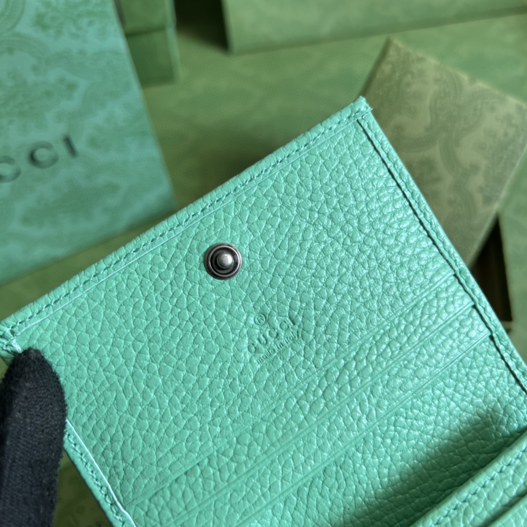 G*u*i leather card case wallet