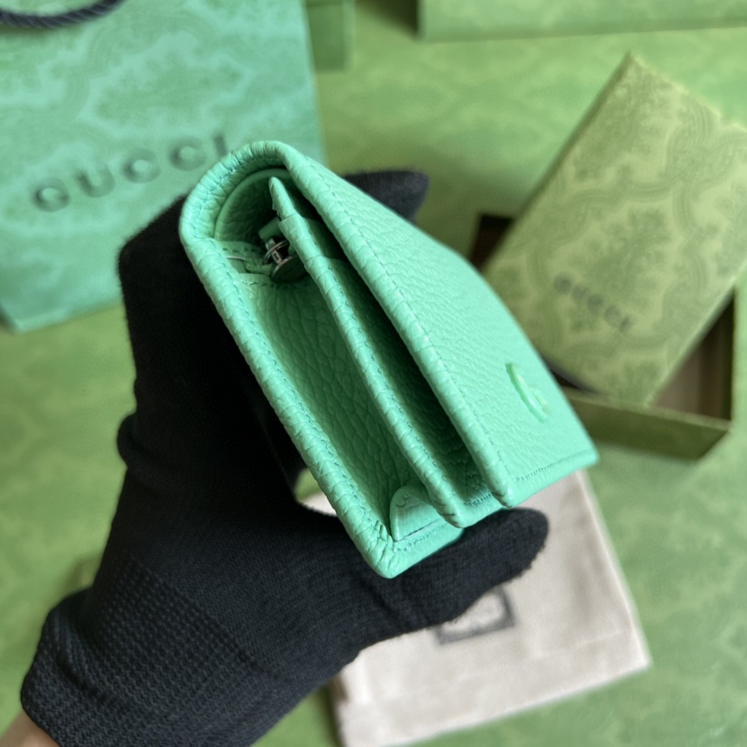 G*u*i leather card case wallet