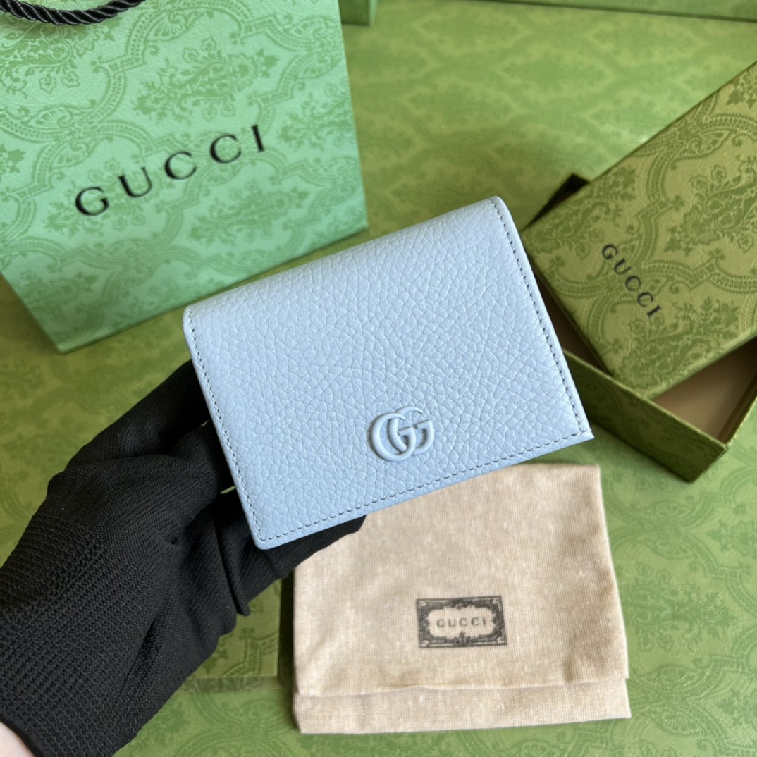 G*u*i leather card case wallet