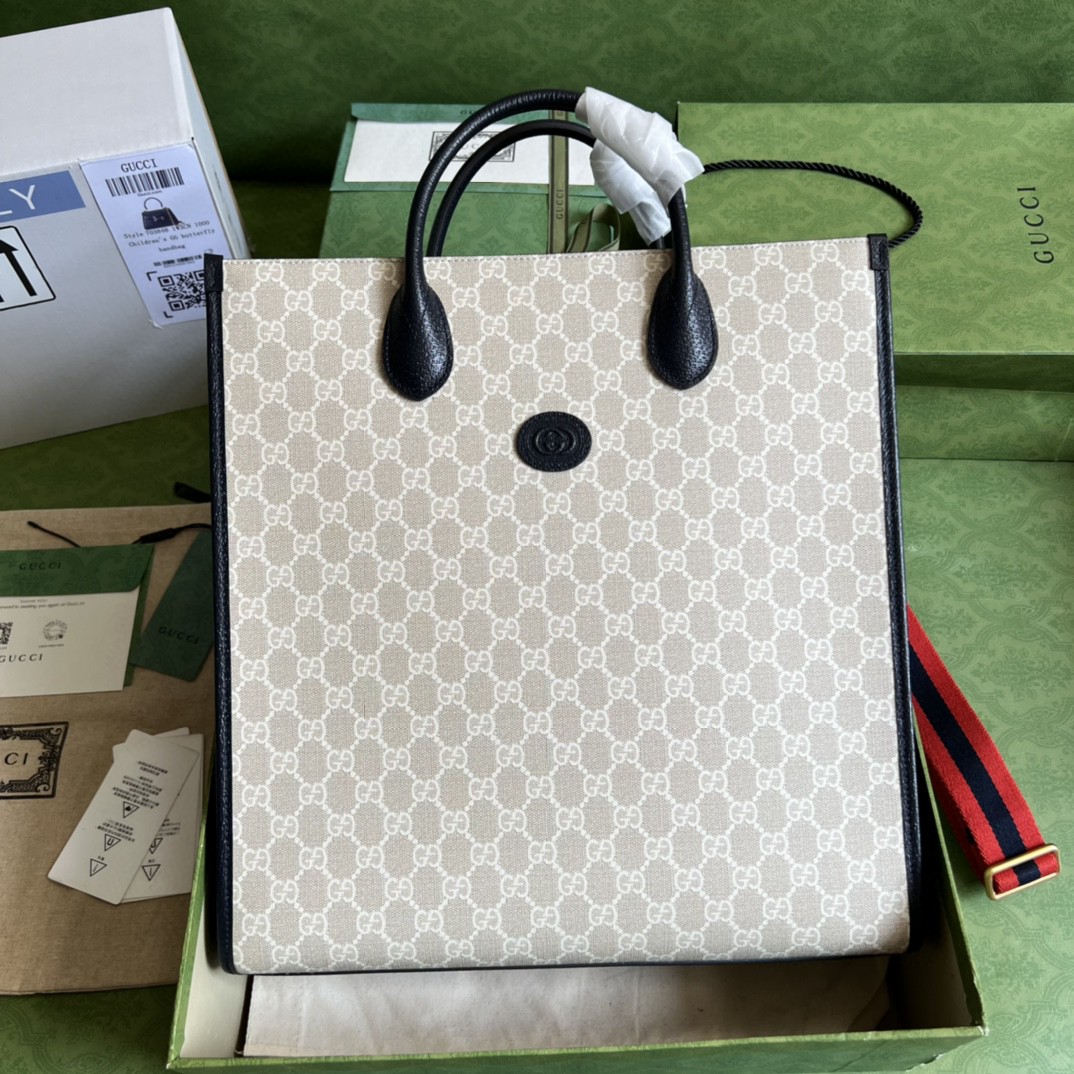 g*u*i gg S*p*e canvas medium tote bag