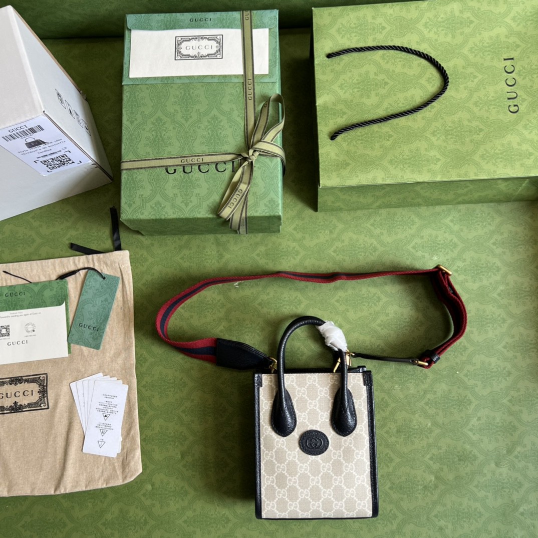G*u*i jumbo gg mini tote bag