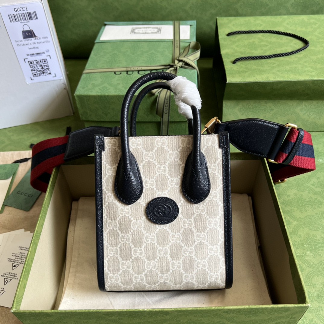 G*u*i jumbo gg mini tote bag