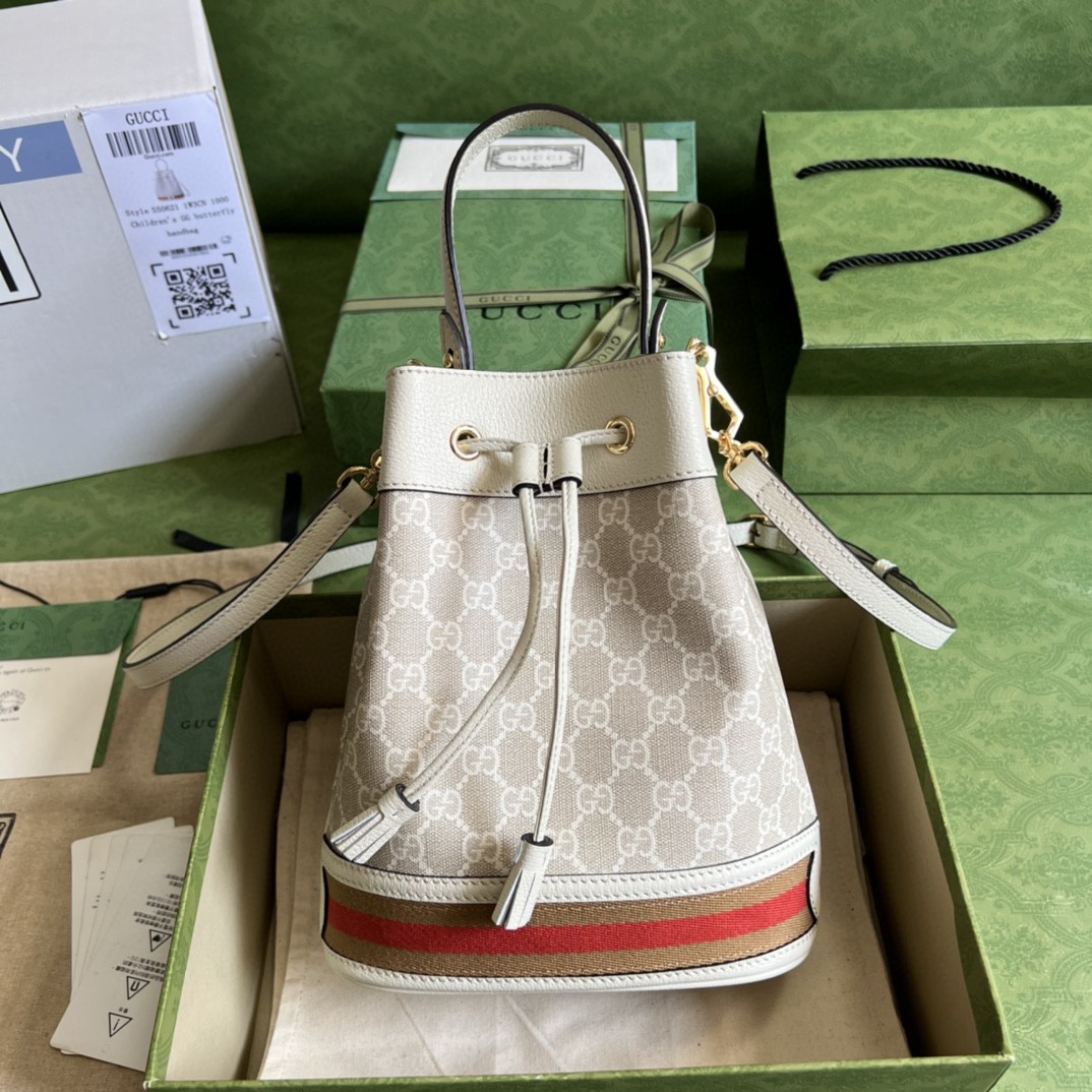 G*u*i ophidia gg small bucket bag