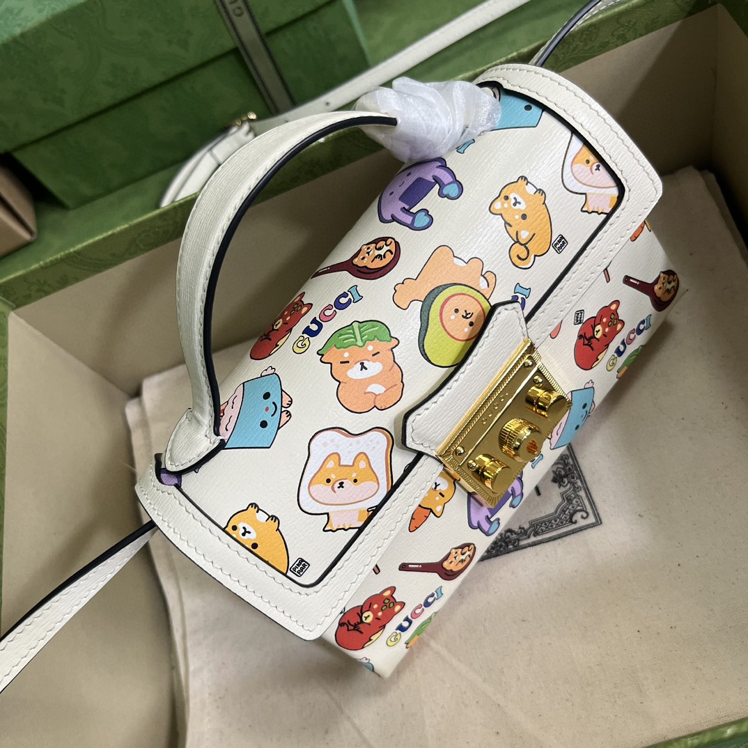 G*u*i padlock mini bag