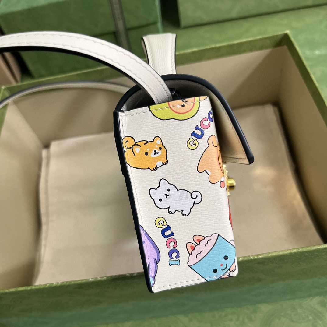 G*u*i padlock mini bag