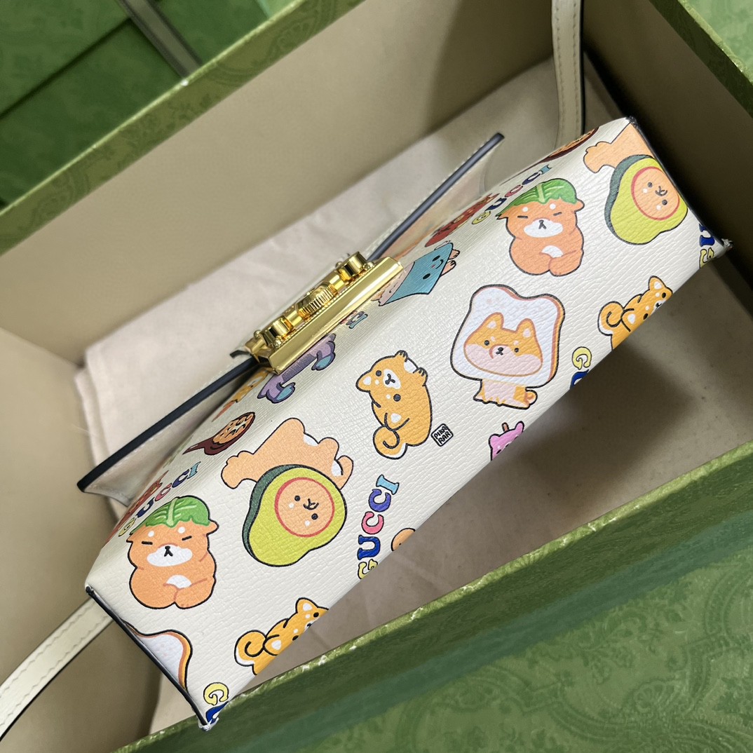 G*u*i padlock mini bag