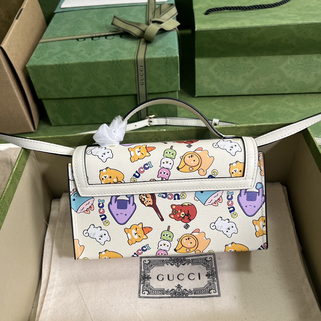 G*u*i padlock mini bag