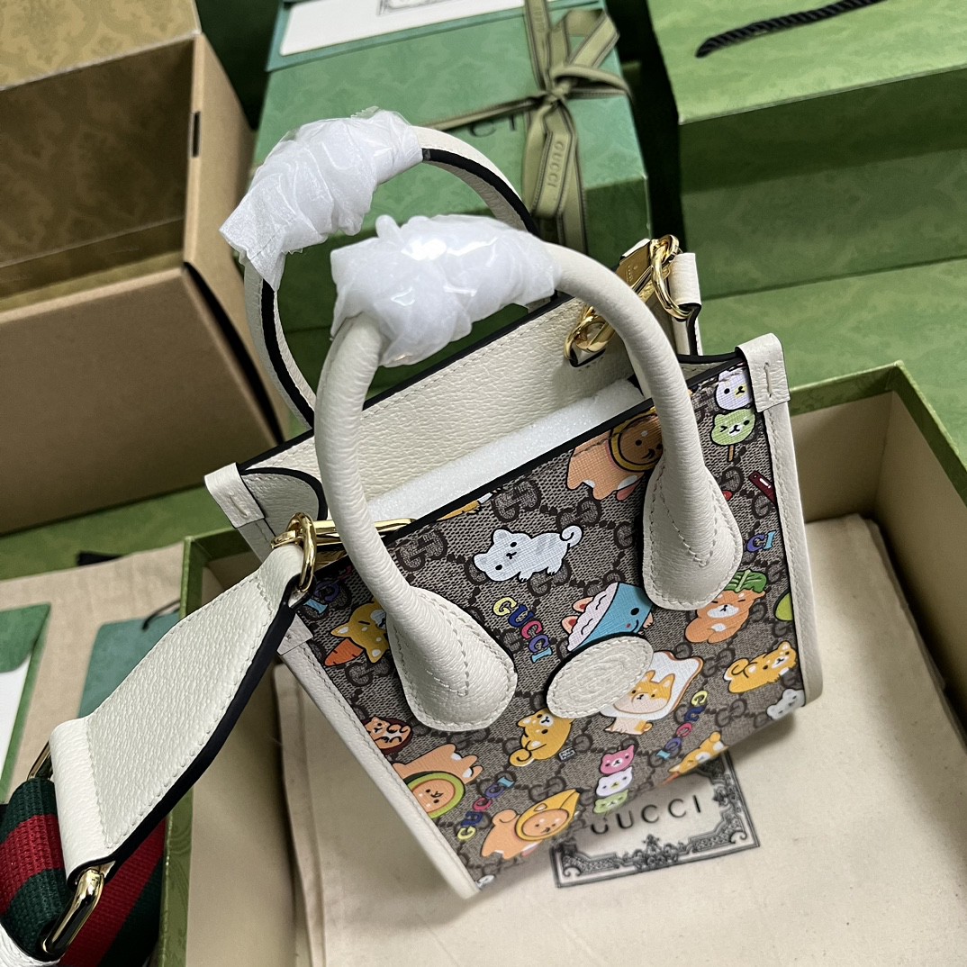 G*u*i jumbo gg mini tote bag