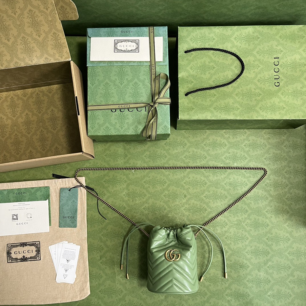 G*u*i marmont mini bucket bag