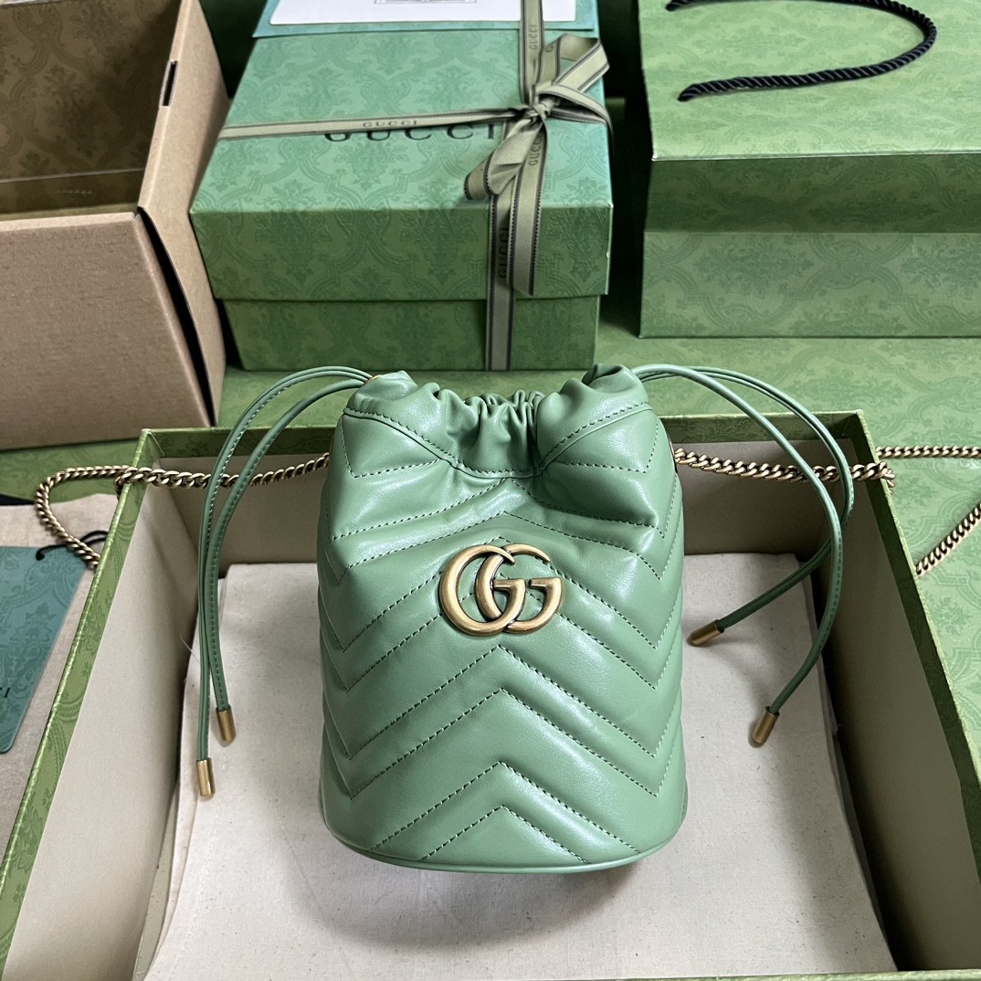 G*u*i marmont mini bucket bag